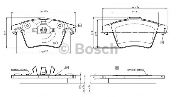 BOSCH 0 986 TB3 061