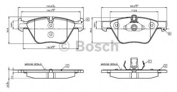 BOSCH 0 986 TB3 136