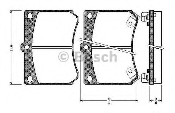 BOSCH 0 986 TB2 186