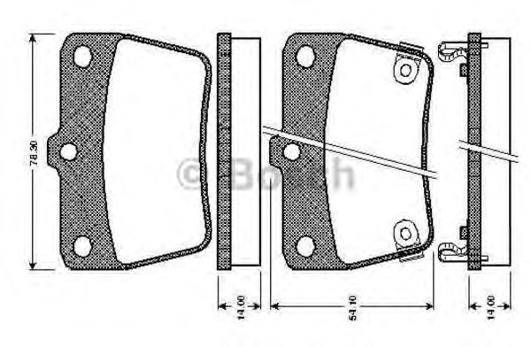 BOSCH 0 986 TB2 406