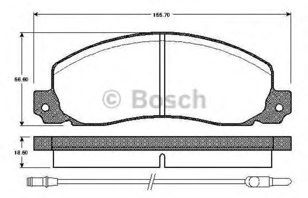 BOSCH 0 986 TB2 554