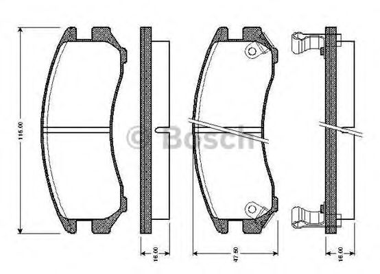 BOSCH 0 986 TB2 566