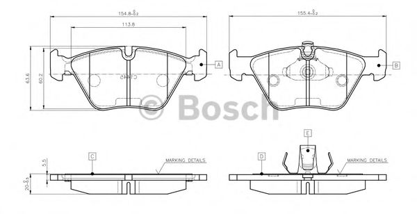 BOSCH 0 986 TB2 598