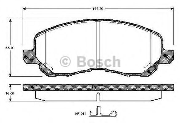 BOSCH 0 986 TB2 825