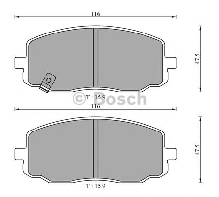 BOSCH 0 986 AB3 057