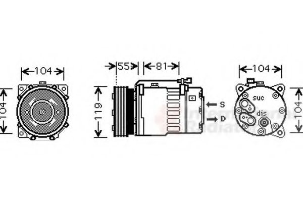 VAN WEZEL 5800K270