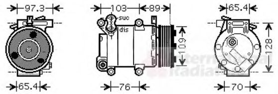 VAN WEZEL 1800K391