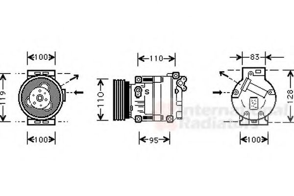 VAN WEZEL 0100K019