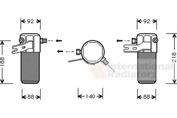 VAN WEZEL 0300D012