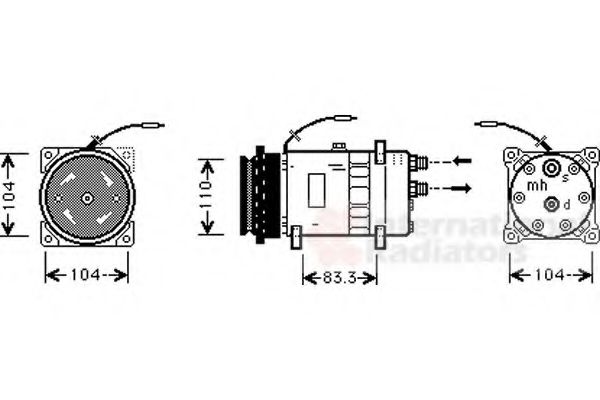 VAN WEZEL 1700K064