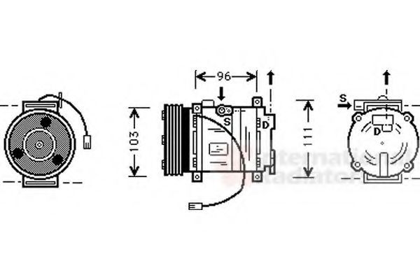 VAN WEZEL 2700K133