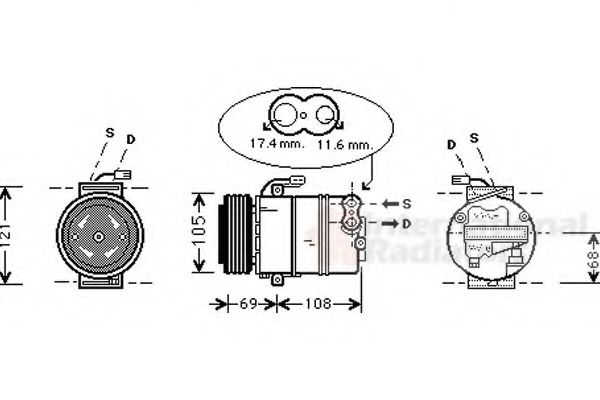 VAN WEZEL 3700K316