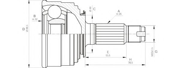 OPEN PARTS CVJ5041.10