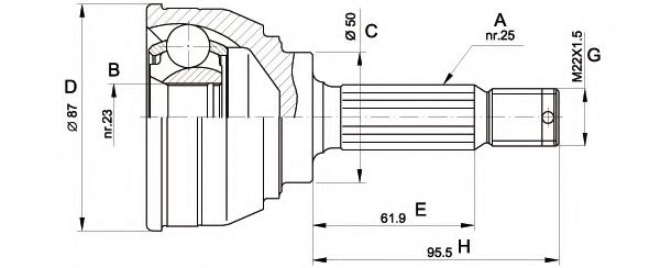 OPEN PARTS CVJ5044.10