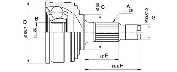 OPEN PARTS CVJ5049.10