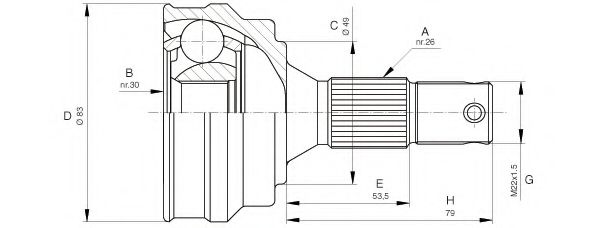 OPEN PARTS CVJ5051.10