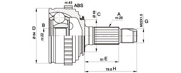 OPEN PARTS CVJ5298.10