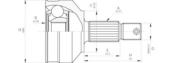 OPEN PARTS CVJ5459.10