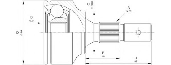 OPEN PARTS CVJ5529.10