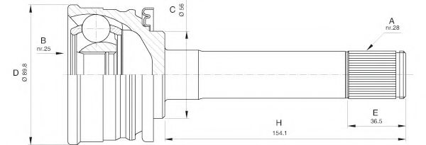 OPEN PARTS CVJ5560.10