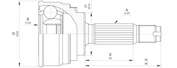 OPEN PARTS CVJ5608.10