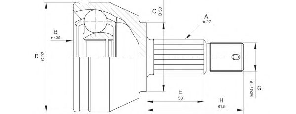 OPEN PARTS CVJ5638.10