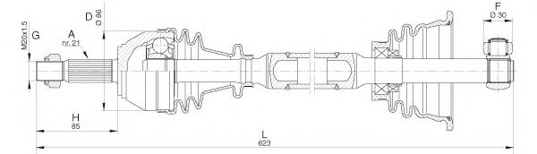 OPEN PARTS DRS6016.00