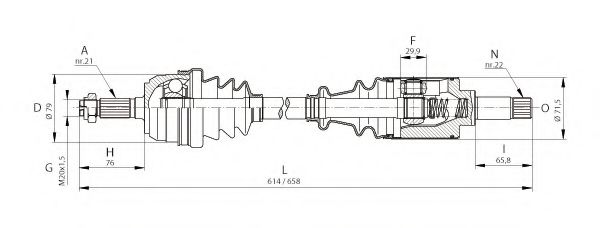 OPEN PARTS DRS6084.00