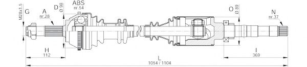 OPEN PARTS DRS6138.00