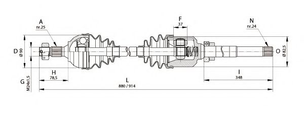 OPEN PARTS DRS6158.00