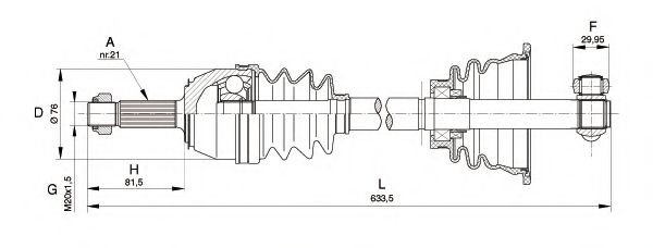 OPEN PARTS DRS6162.00