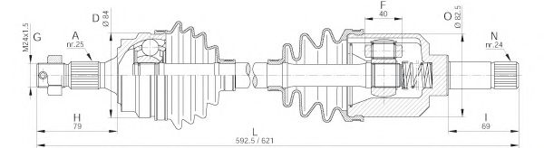 OPEN PARTS DRS6173.00