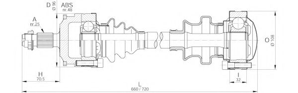 OPEN PARTS DRS6189.00