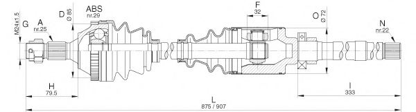 OPEN PARTS DRS6268.00