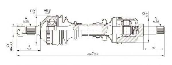 OPEN PARTS DRS6329.00