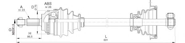 OPEN PARTS DRS6399.00