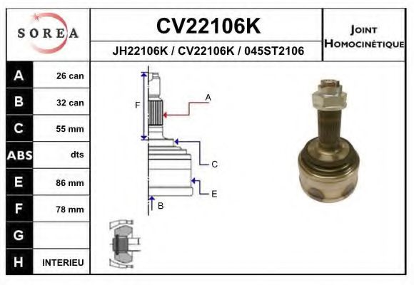 EAI CV22106K