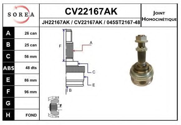 EAI CV22167AK