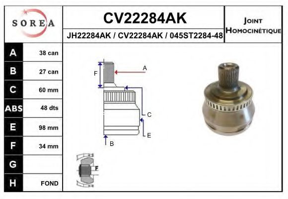 EAI CV22284AK