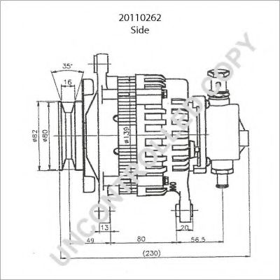 PRESTOLITE ELECTRIC 20110262