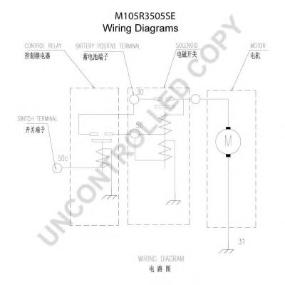 PRESTOLITE ELECTRIC M105R3505SE