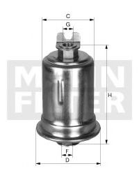 MANN-FILTER WK 614/26 x