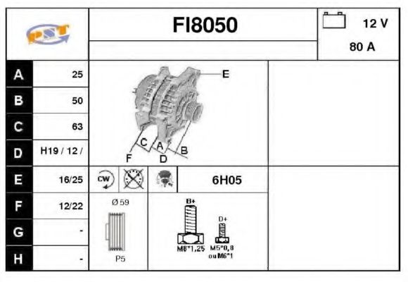 SNRA FI8050