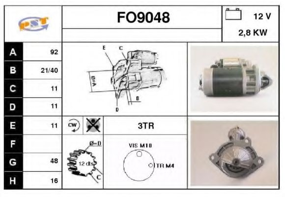 SNRA FO9048