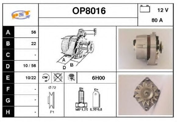 SNRA OP8016