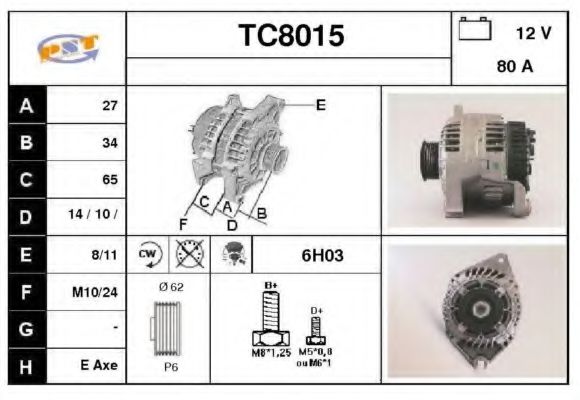 SNRA TC8015