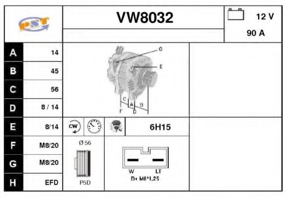 SNRA VW8032