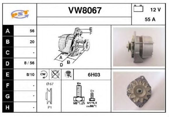 SNRA VW8067