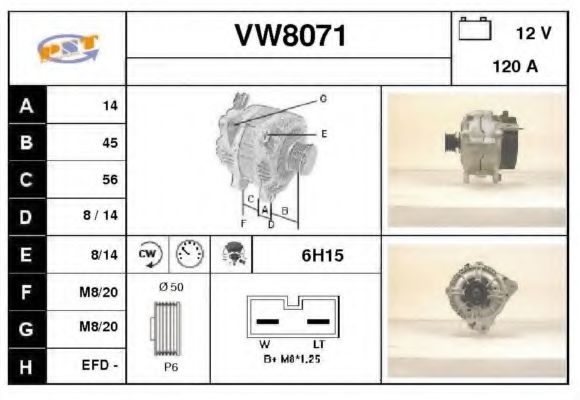 SNRA VW8071