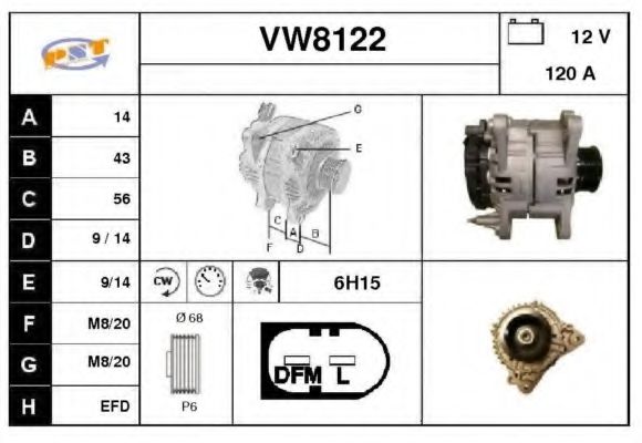 SNRA VW8122